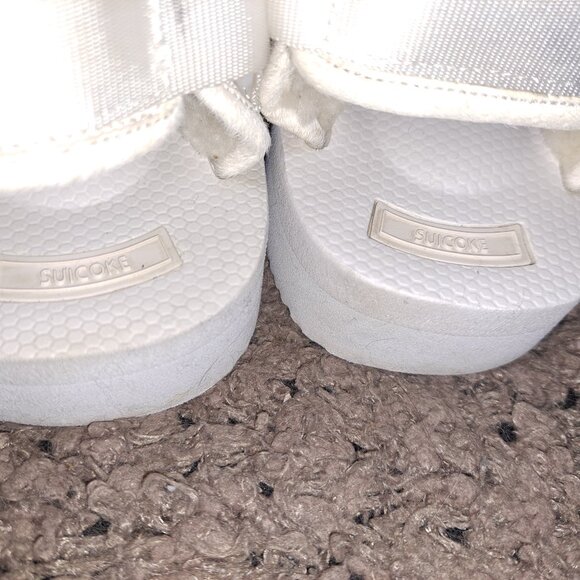 SUICOKE OG-061 White Shearling Sabot Sandals-Sz 42/9 Men-Excellent - Picture 7 of 9